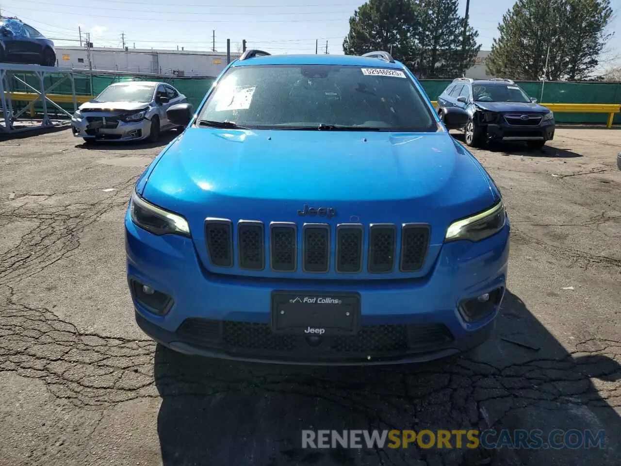 5 fotografías del automóvil dañado 1C4PJMMX5MD206858 JEEP GRAND CHER 2021