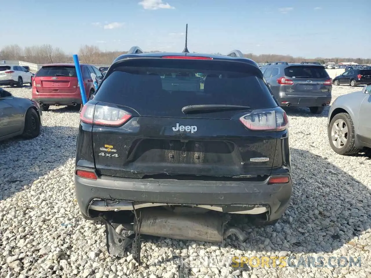 6 fotografías del automóvil dañado 1C4PJMMX8MD104714 JEEP GRAND CHER 2021