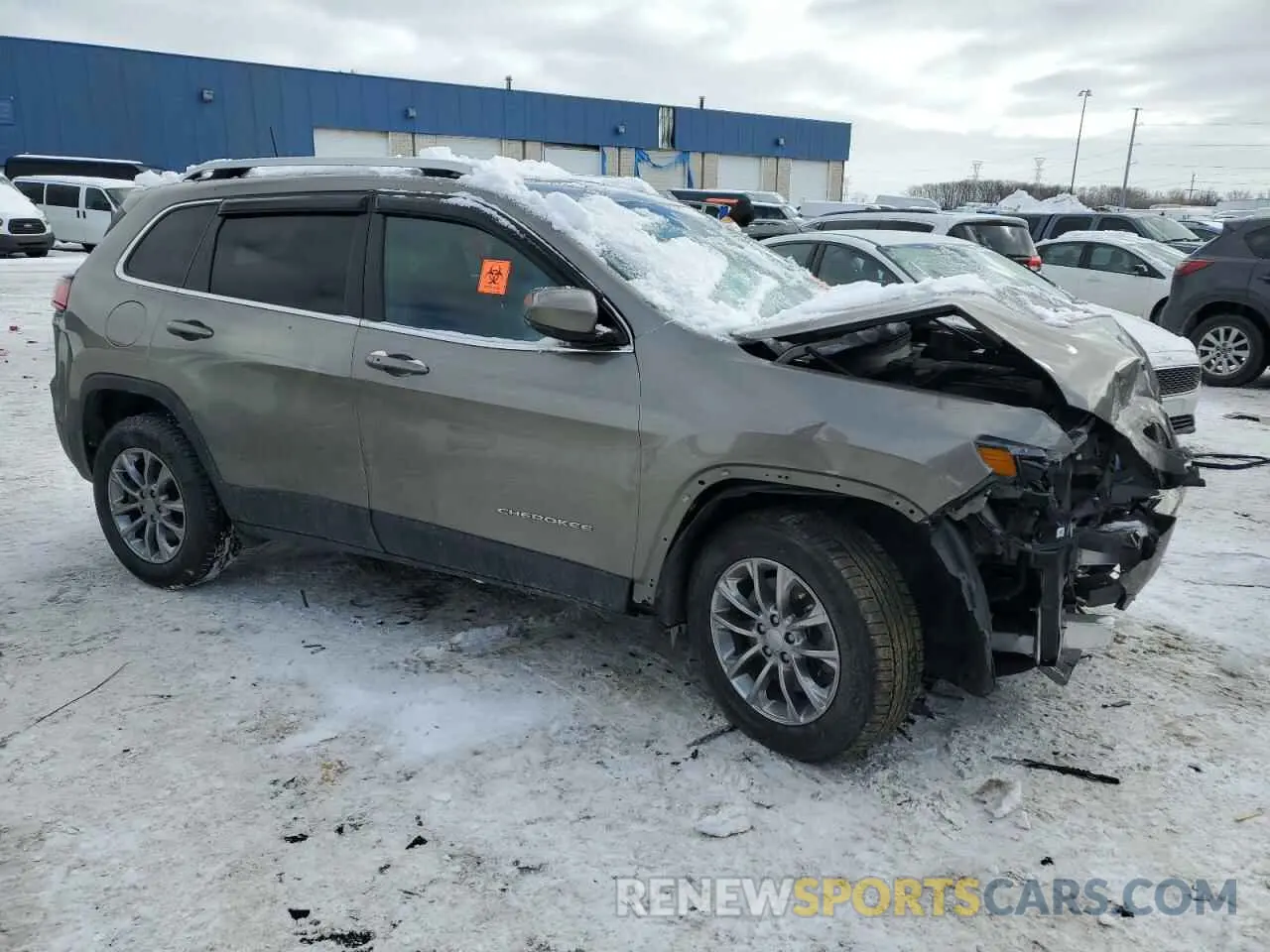 4 fotografías del automóvil dañado 1C4PJMMX8MD149796 JEEP GRAND CHER 2021