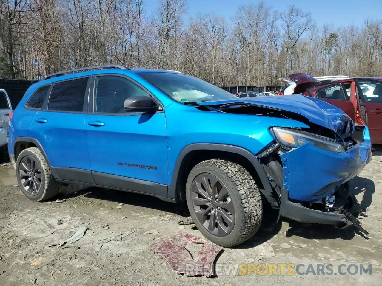 4 fotografías del automóvil dañado 1C4PJMMXXMD135429 JEEP GRAND CHER 2021