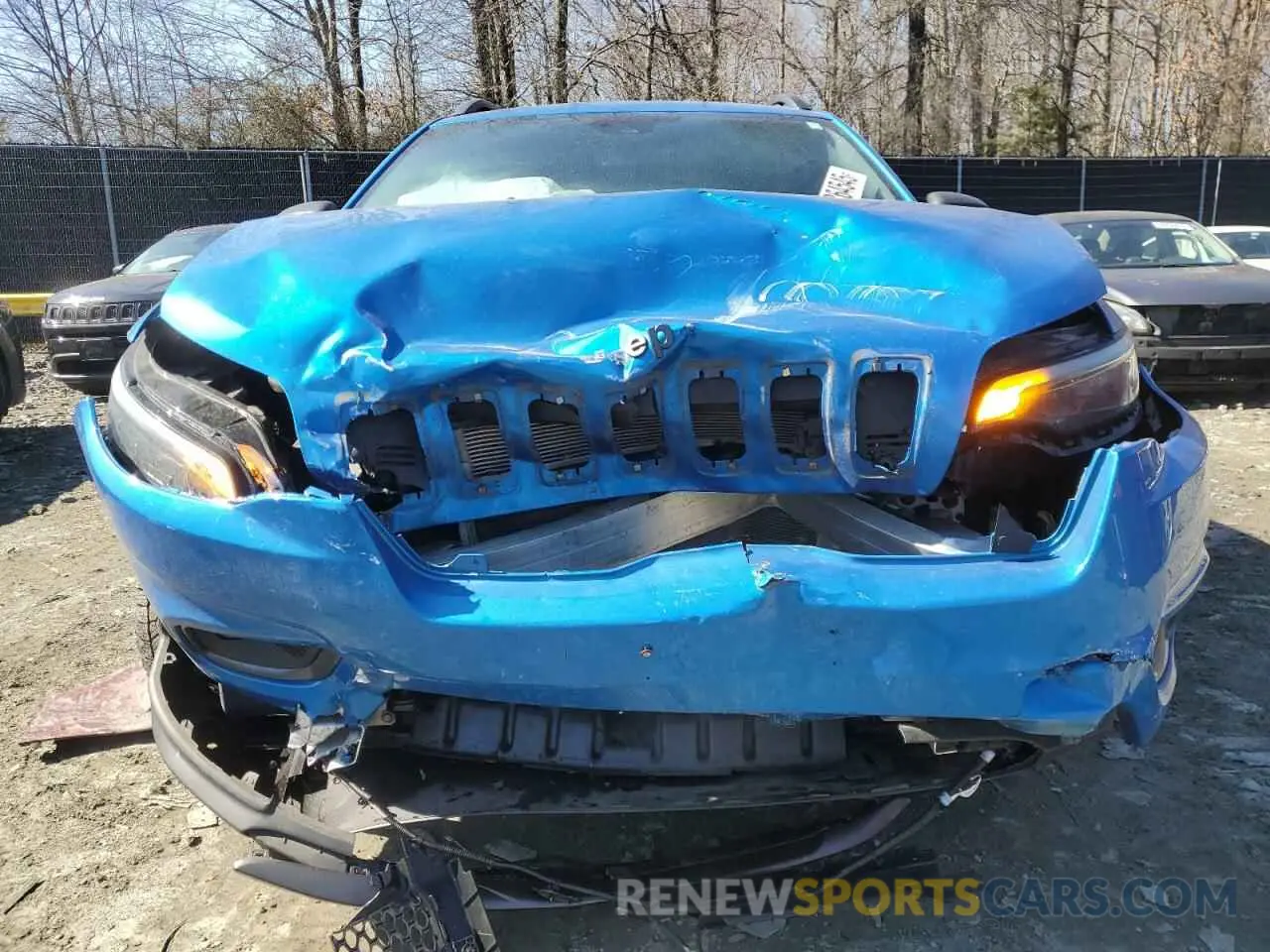 5 fotografías del automóvil dañado 1C4PJMMXXMD135429 JEEP GRAND CHER 2021