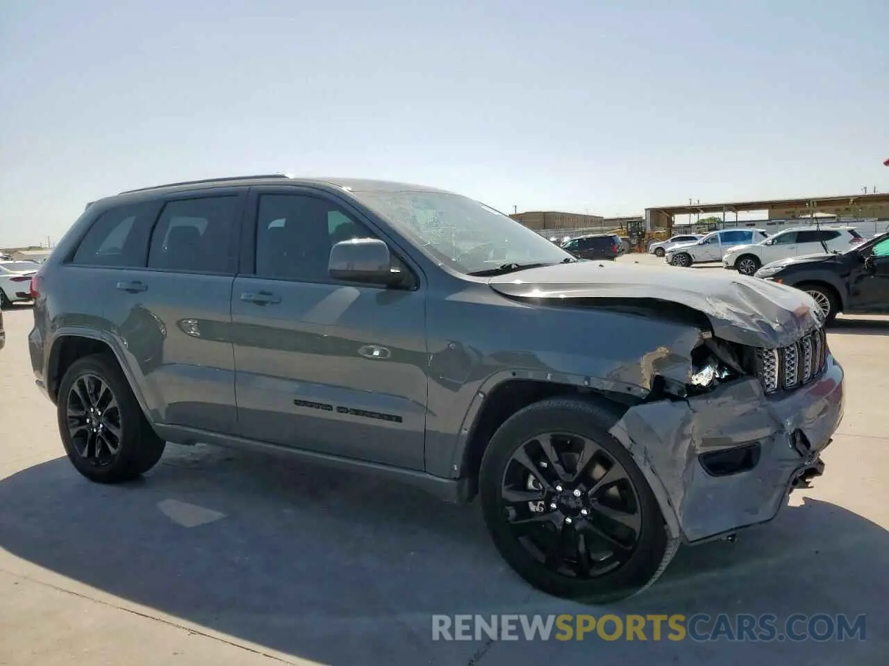 4 fotografías del automóvil dañado 1C4RJEAG2MC798177 JEEP GRAND CHER 2021
