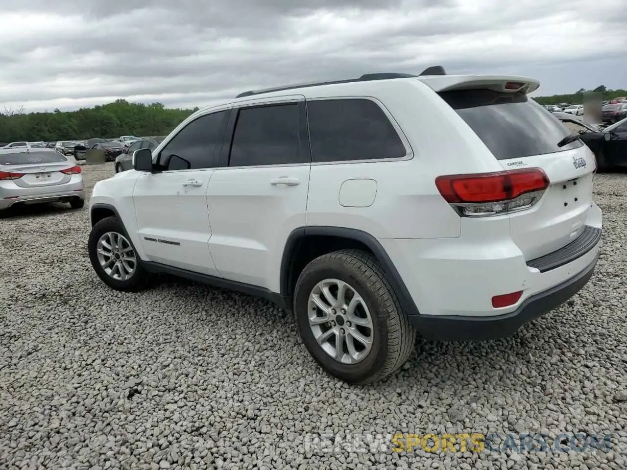 2 fotografías del automóvil dañado 1C4RJEAG4MC548990 JEEP GRAND CHER 2021