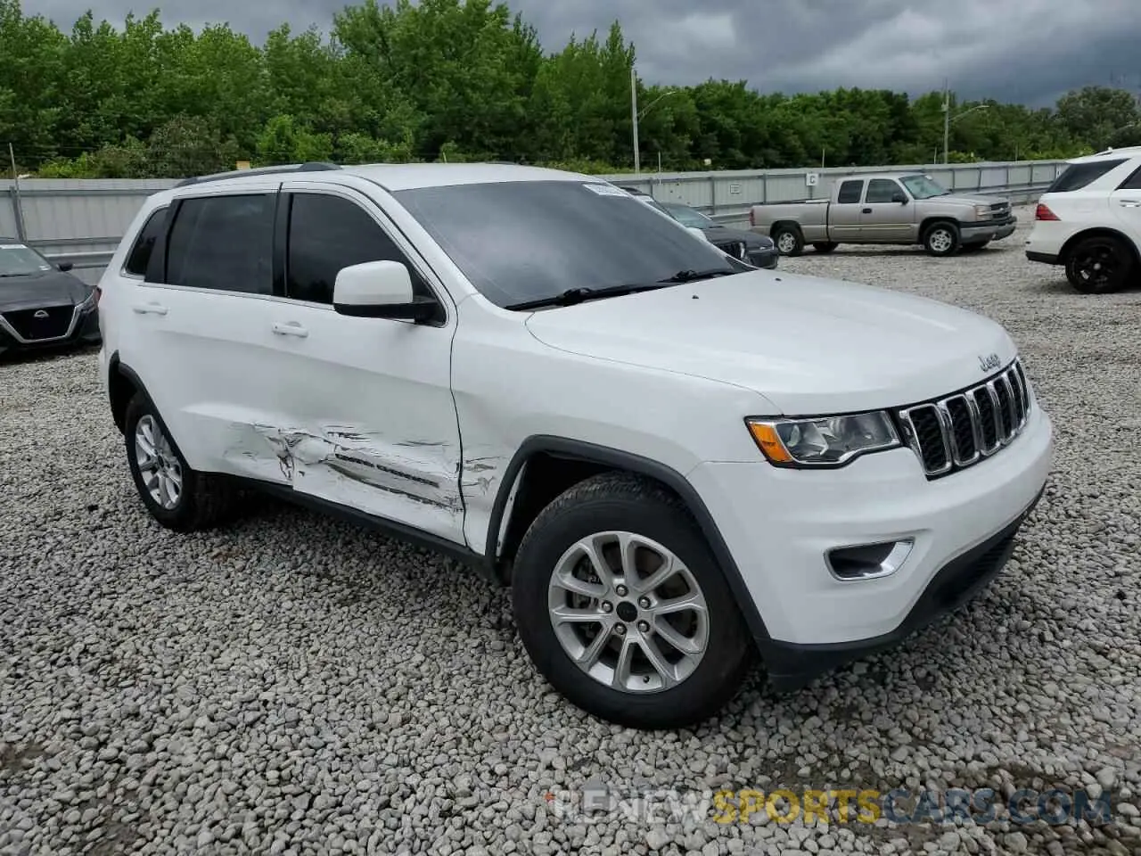 4 fotografías del automóvil dañado 1C4RJEAG4MC548990 JEEP GRAND CHER 2021