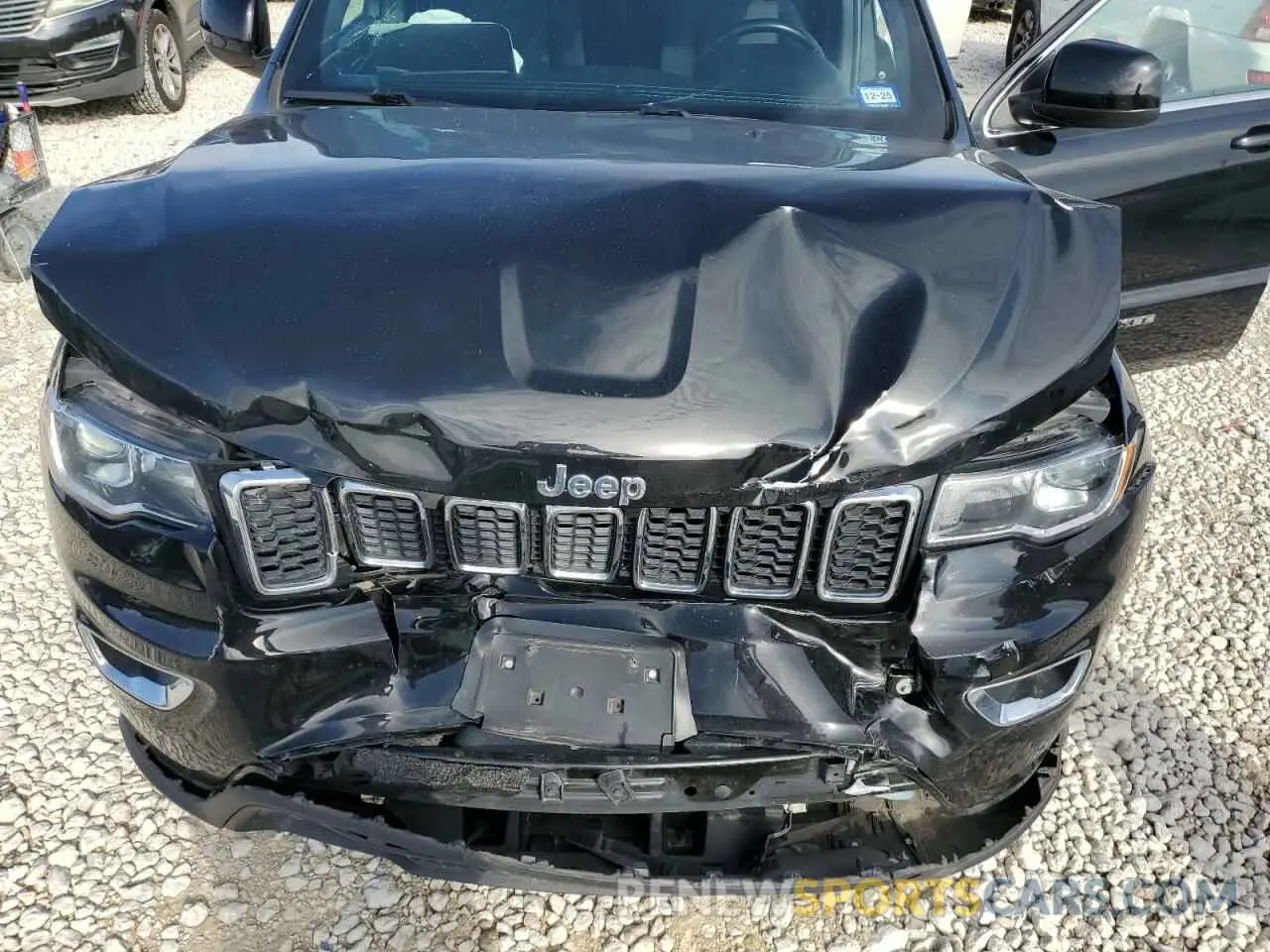 13 fotografías del automóvil dañado 1C4RJEAG8MC595990 JEEP GRAND CHER 2021