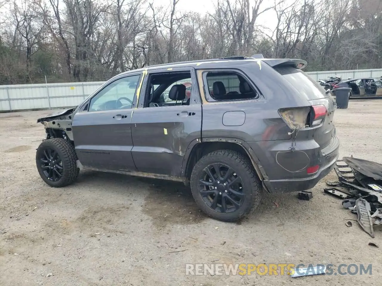 2 fotografías del automóvil dañado 1C4RJEAG8MC739120 JEEP GRAND CHER 2021