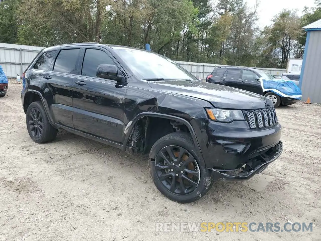 4 fotografías del automóvil dañado 1C4RJEAG9MC681485 JEEP GRAND CHER 2021