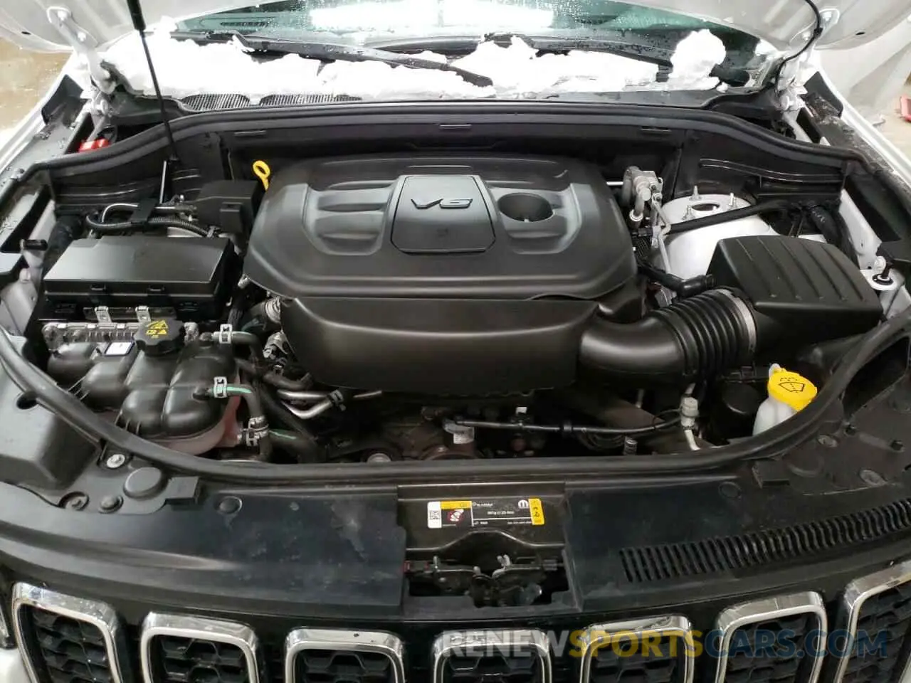 12 fotografías del automóvil dañado 1C4RJFAG1MC818957 JEEP GRAND CHER 2021