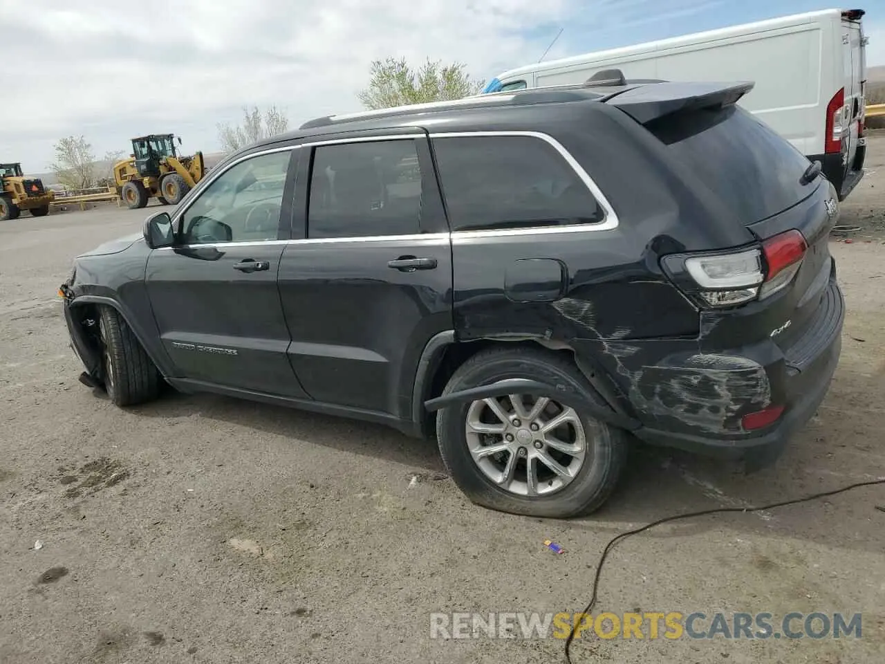 2 fotografías del automóvil dañado 1C4RJFAG2MC582030 JEEP GRAND CHER 2021