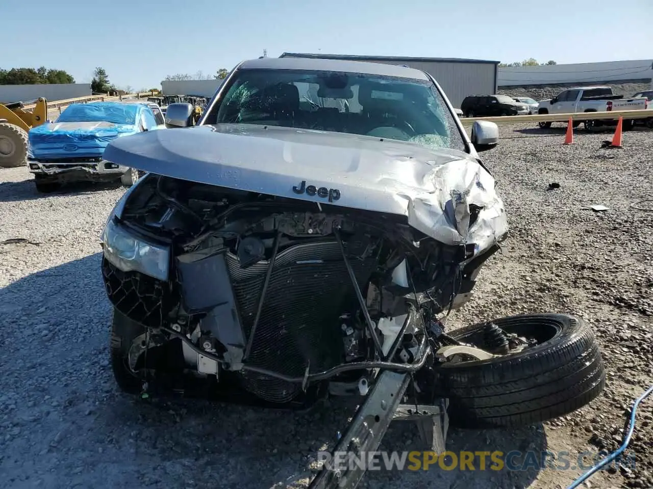 5 fotografías del automóvil dañado 1C4RJFAG2MC775357 JEEP GRAND CHER 2021