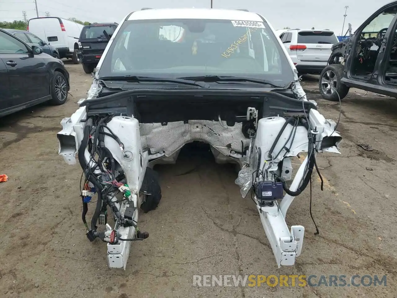 5 fotografías del automóvil dañado 1C4RJFAG2MC778369 JEEP GRAND CHER 2021