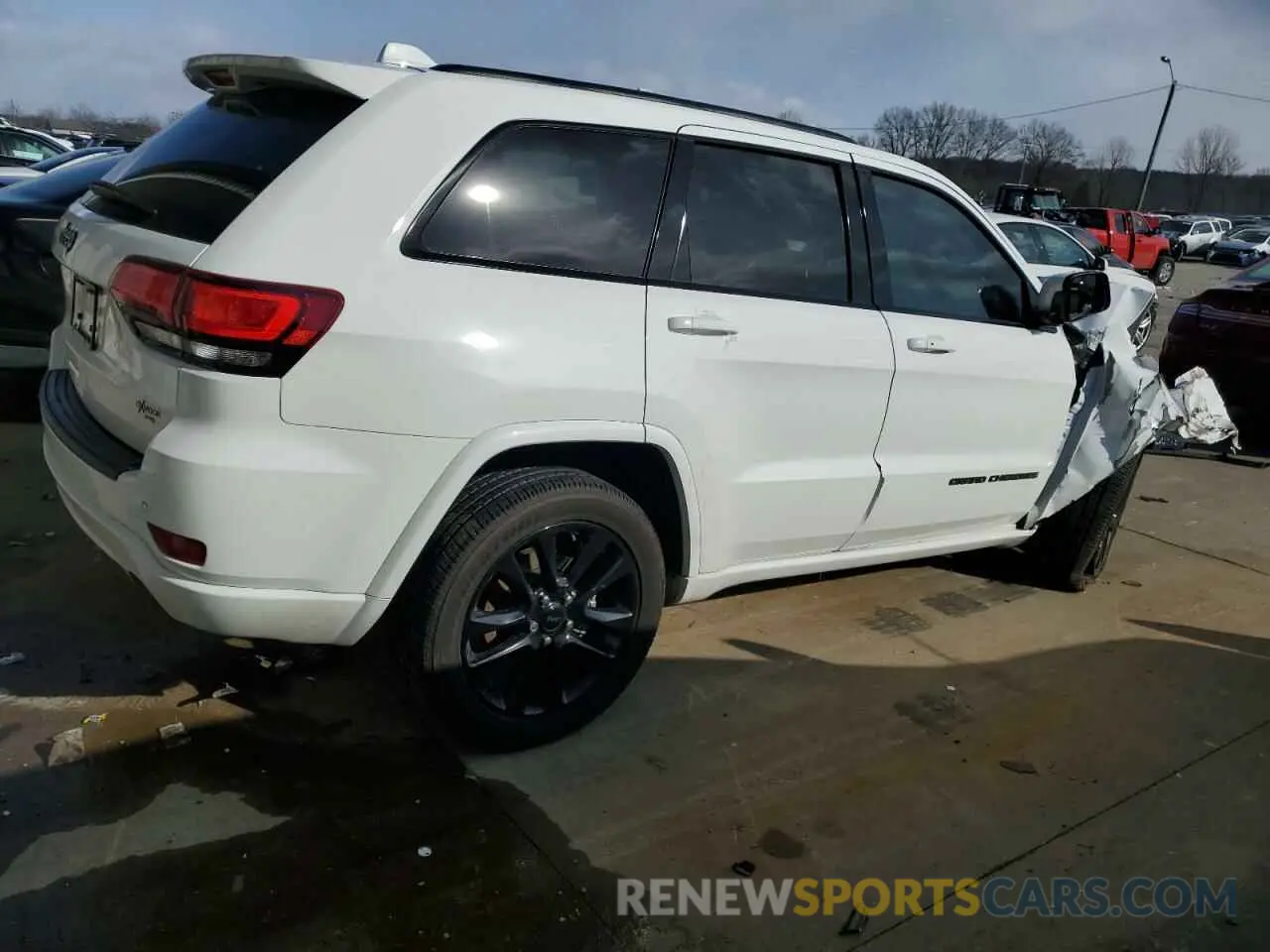 3 fotografías del automóvil dañado 1C4RJFAG3MC623281 JEEP GRAND CHER 2021