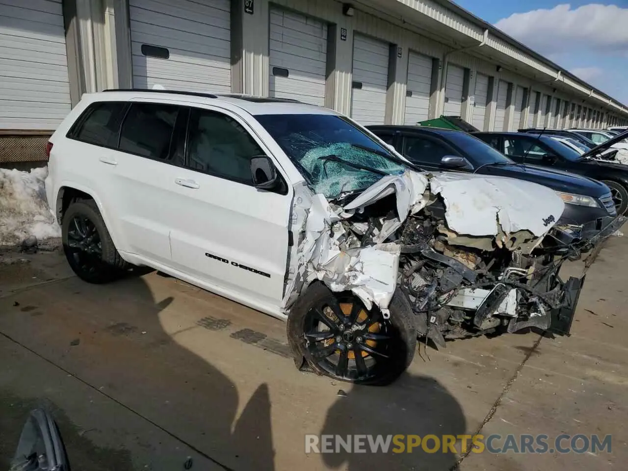 4 fotografías del automóvil dañado 1C4RJFAG3MC623281 JEEP GRAND CHER 2021
