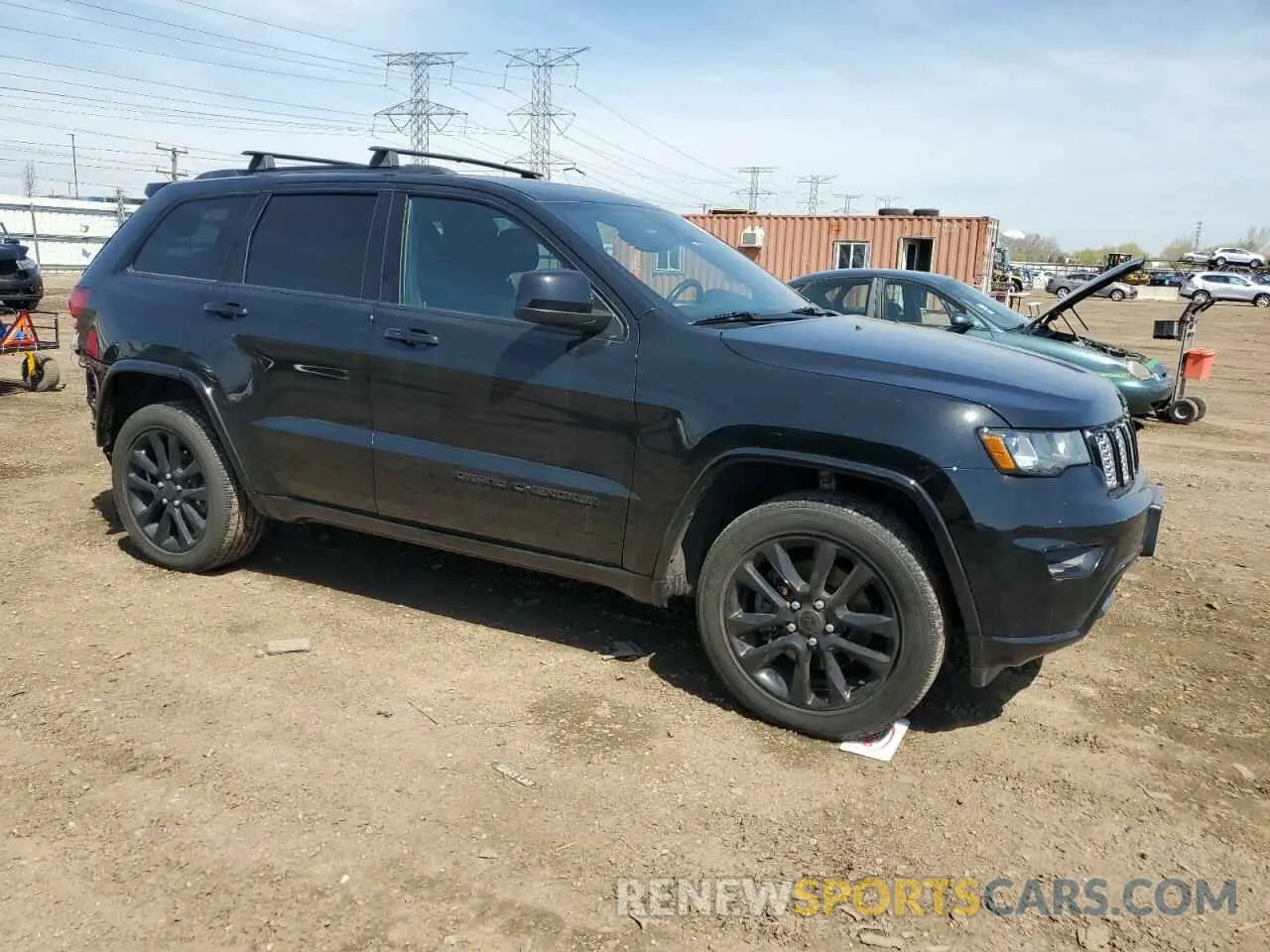 4 fotografías del automóvil dañado 1C4RJFAG3MC648973 JEEP GRAND CHER 2021