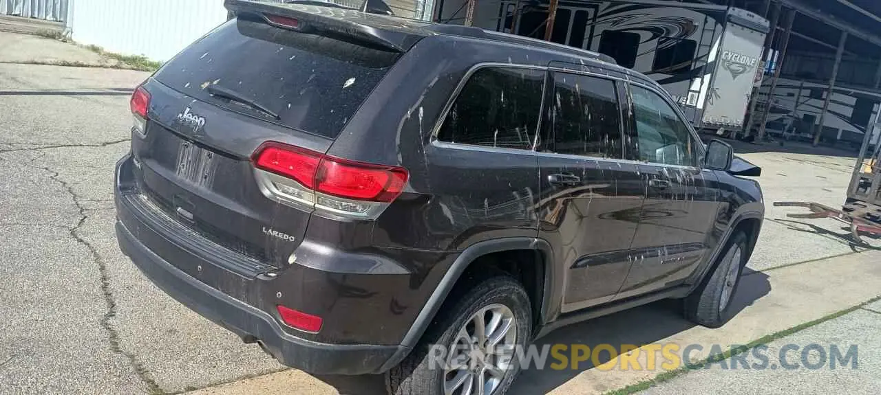 4 fotografías del automóvil dañado 1C4RJFAG4MC504364 JEEP GRAND CHER 2021