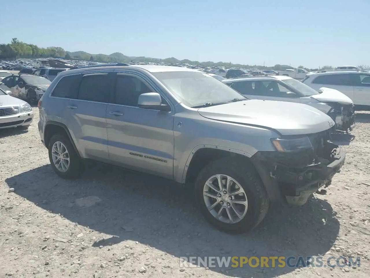 4 fotografías del automóvil dañado 1C4RJFAG4MC527319 JEEP GRAND CHER 2021