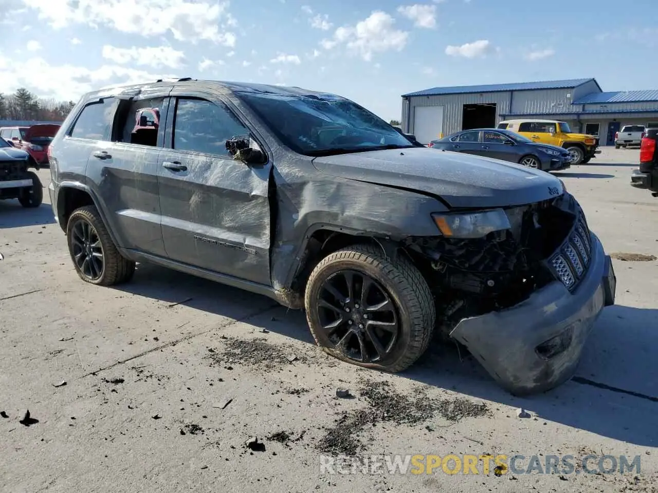 4 fotografías del automóvil dañado 1C4RJFAG5MC769505 JEEP GRAND CHER 2021