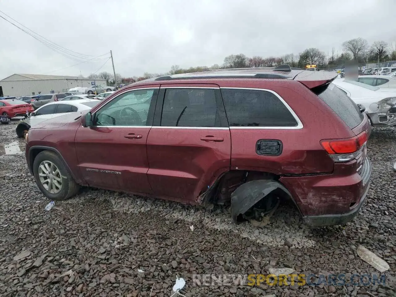 2 fotografías del automóvil dañado 1C4RJFAG7MC530327 JEEP GRAND CHER 2021