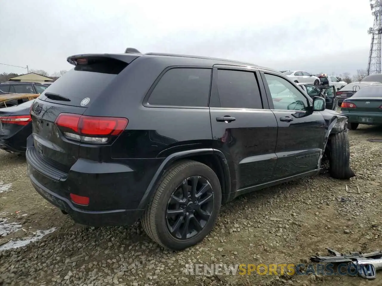 3 fotografías del automóvil dañado 1C4RJFAG8MC548027 JEEP GRAND CHER 2021