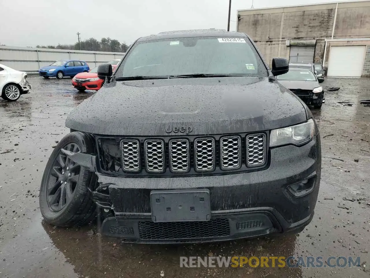 5 fotografías del automóvil dañado 1C4RJFAG8MC549534 JEEP GRAND CHER 2021