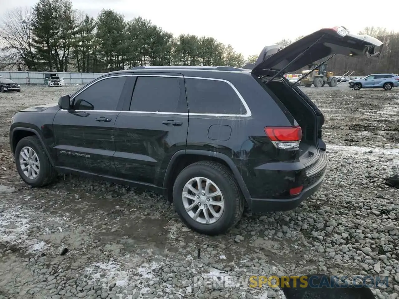 2 fotografías del automóvil dañado 1C4RJFAG8MC586664 JEEP GRAND CHER 2021