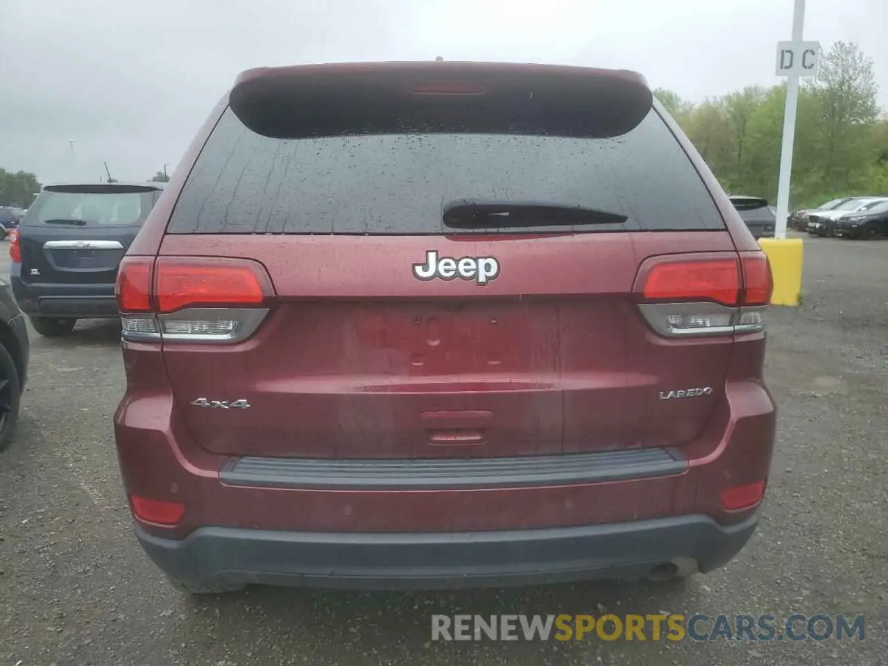 6 fotografías del automóvil dañado 1C4RJFAG9MC508295 JEEP GRAND CHER 2021