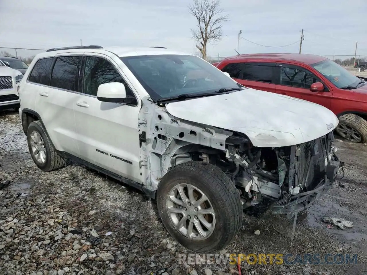 4 fotografías del automóvil dañado 1C4RJFAG9MC840625 JEEP GRAND CHER 2021
