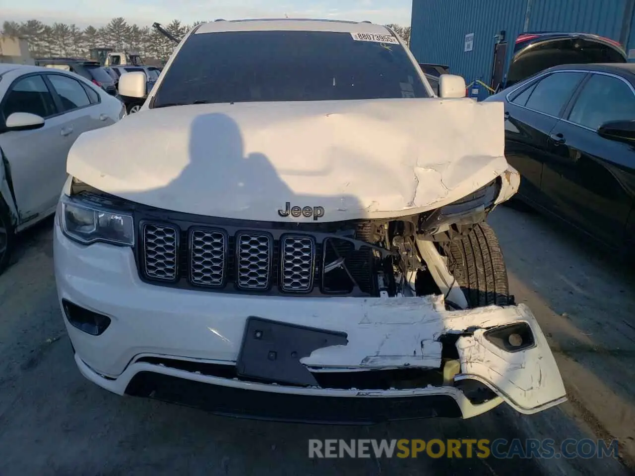 12 fotografías del automóvil dañado 1C4RJFAGXMC592241 JEEP GRAND CHER 2021