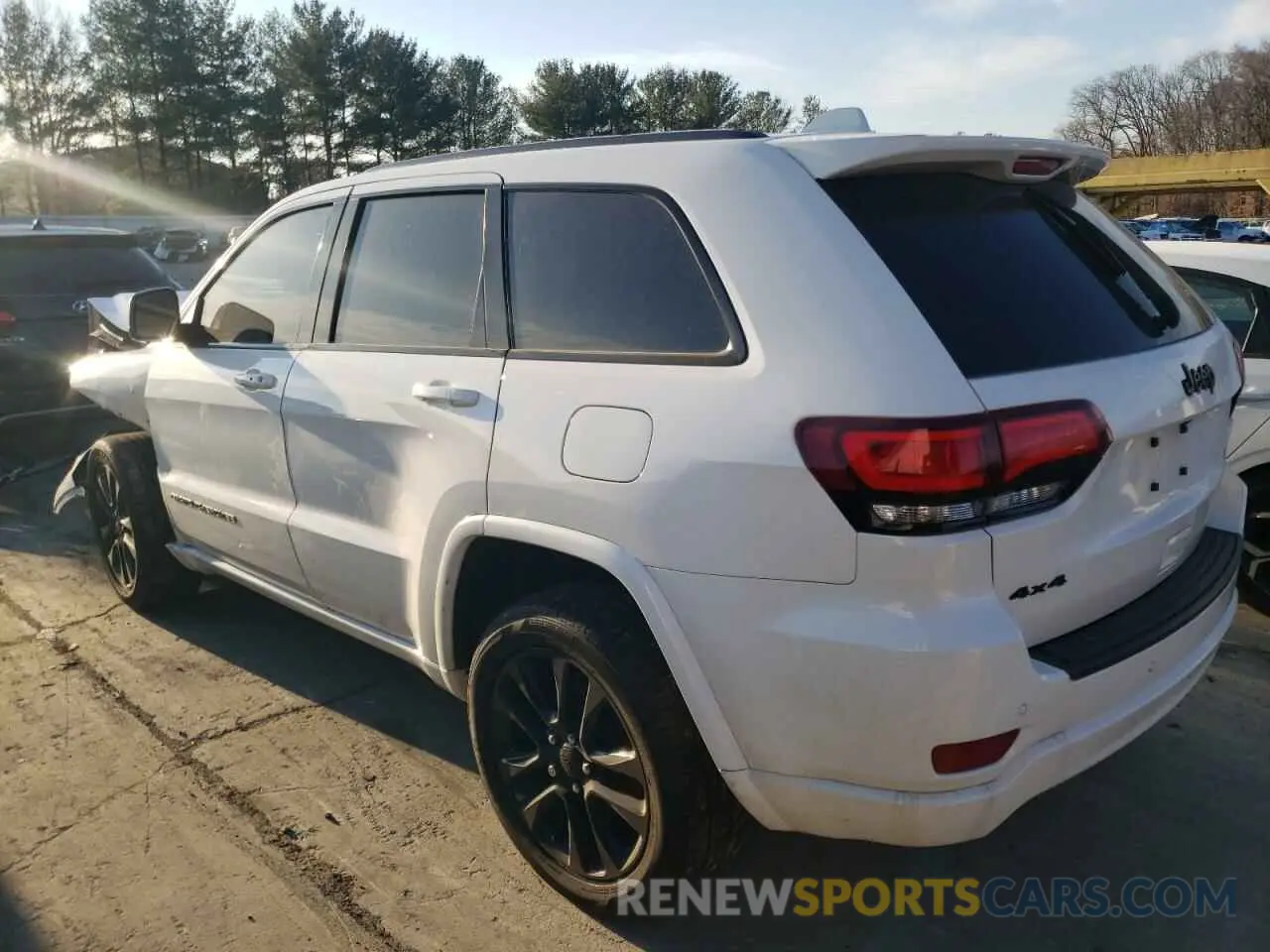 2 fotografías del automóvil dañado 1C4RJFAGXMC592241 JEEP GRAND CHER 2021