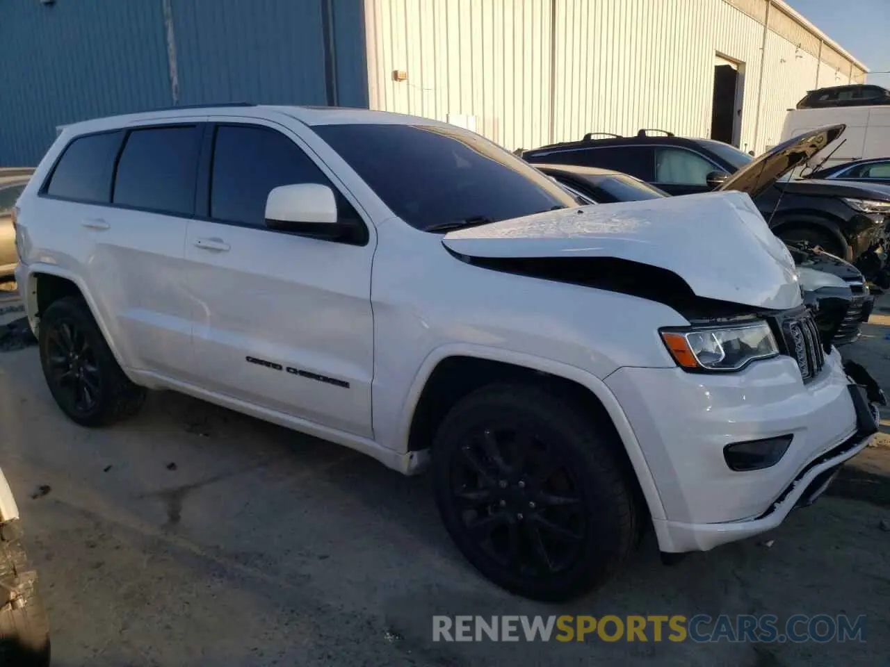 4 fotografías del automóvil dañado 1C4RJFAGXMC592241 JEEP GRAND CHER 2021