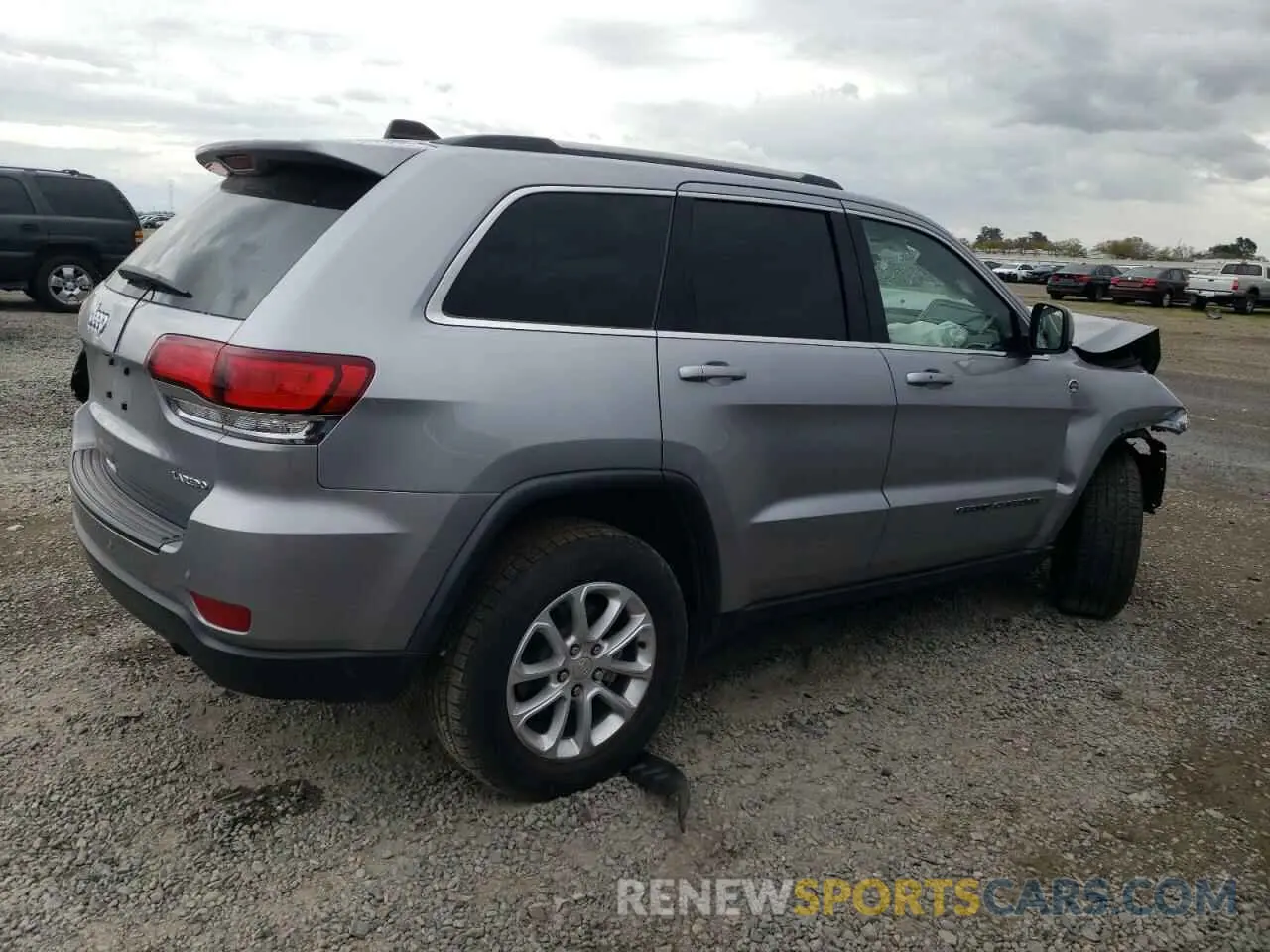 3 fotografías del automóvil dañado 1C4RJFAGXMC649313 JEEP GRAND CHER 2021