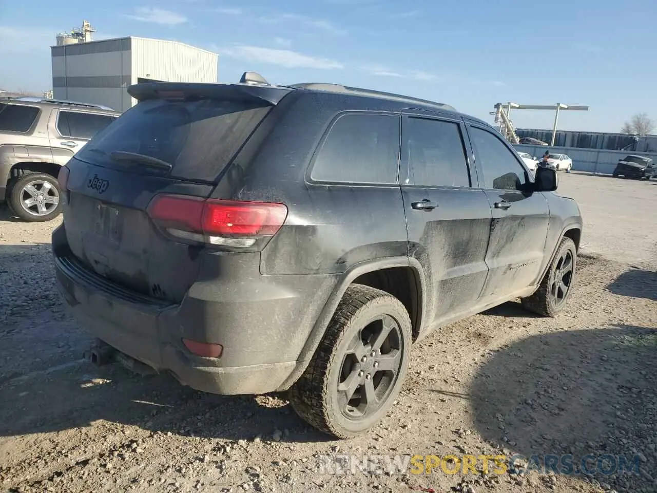 3 fotografías del automóvil dañado 1C4RJFAGXMC720719 JEEP GRAND CHER 2021