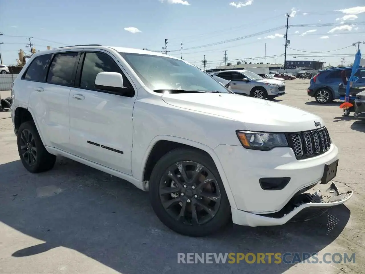 4 fotografías del automóvil dañado 1C4RJFAGXMC830282 JEEP GRAND CHER 2021