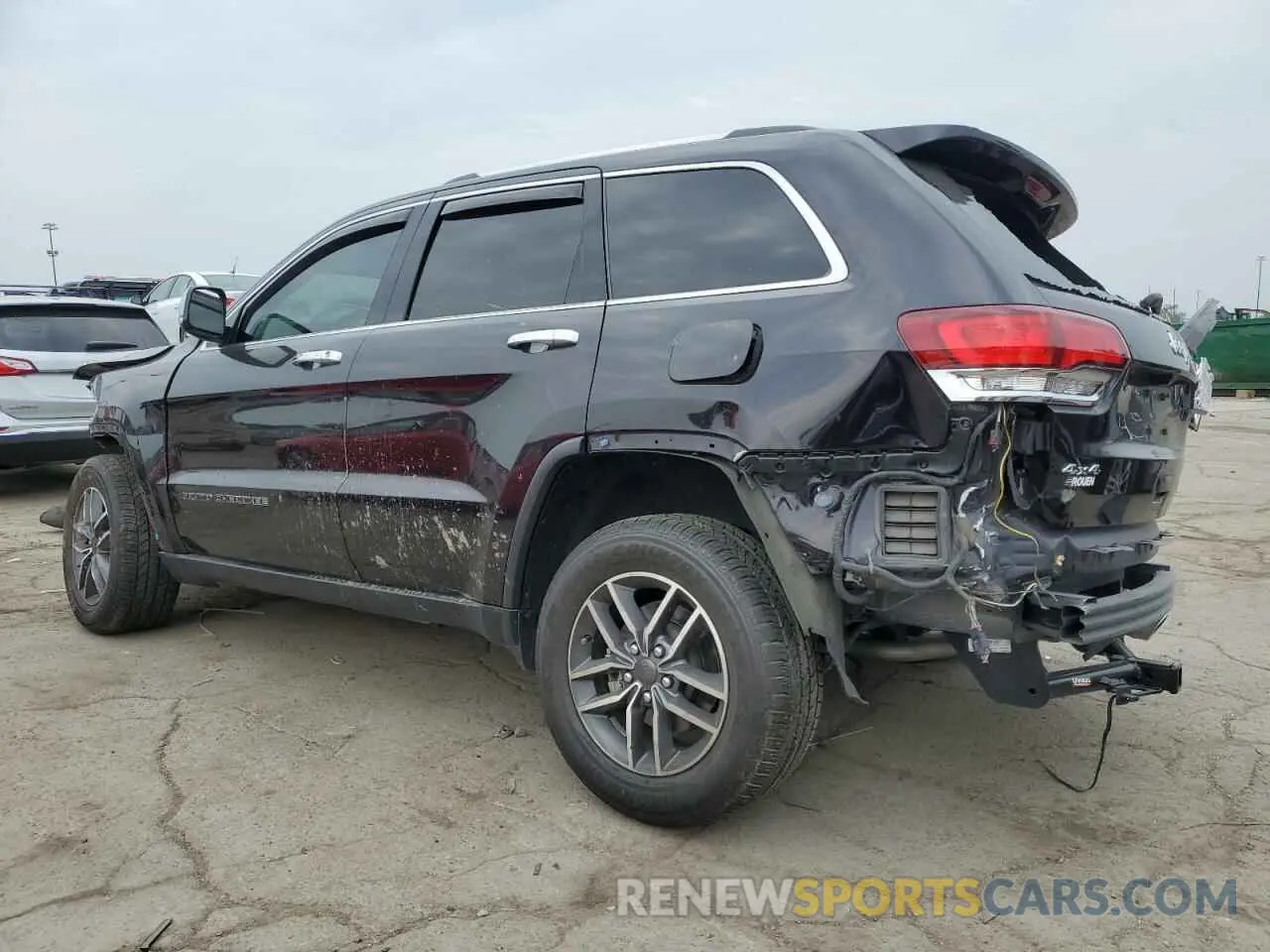 2 fotografías del automóvil dañado 1C4RJFBG0MC529843 JEEP GRAND CHER 2021