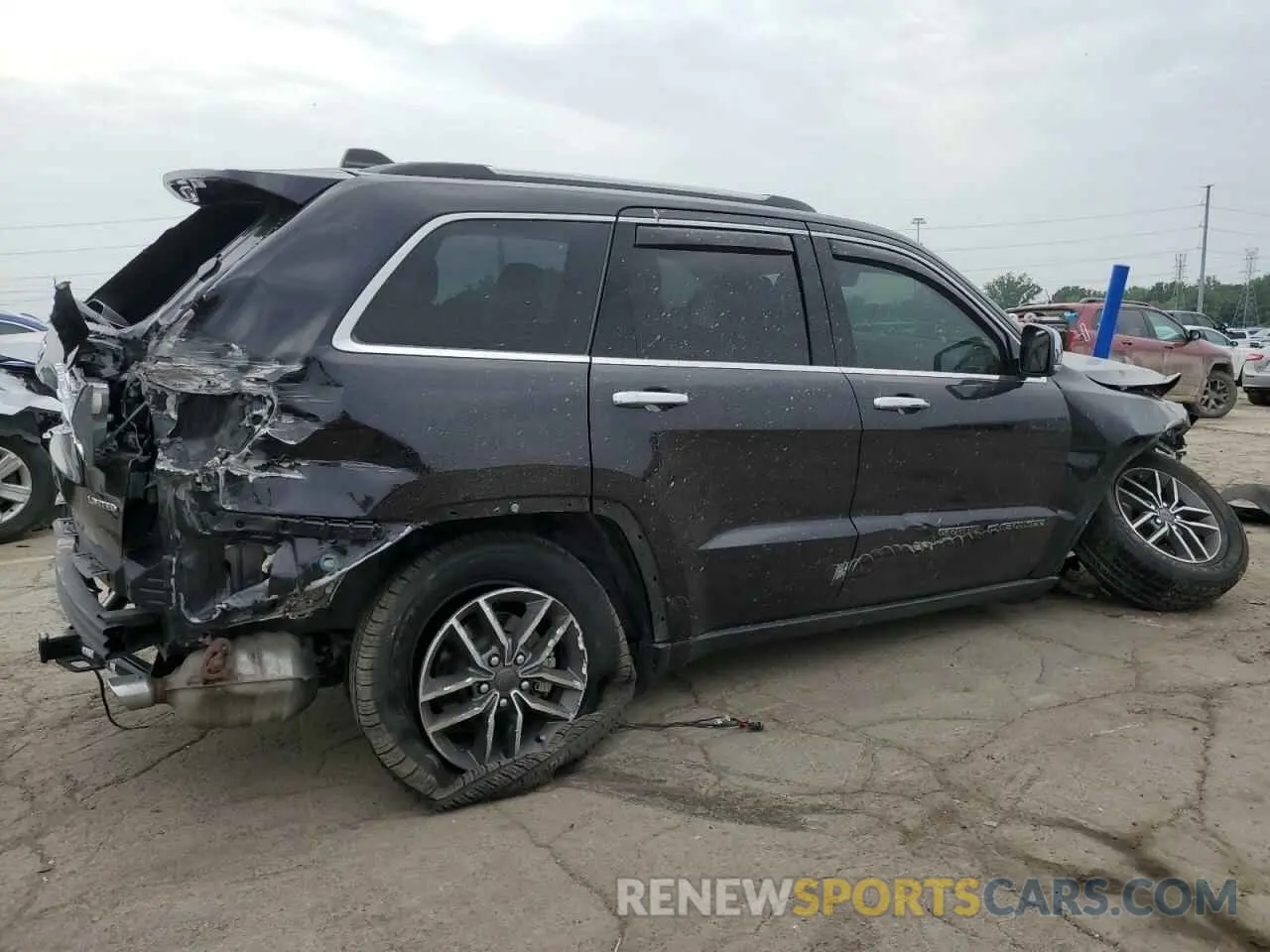 3 fotografías del automóvil dañado 1C4RJFBG0MC529843 JEEP GRAND CHER 2021