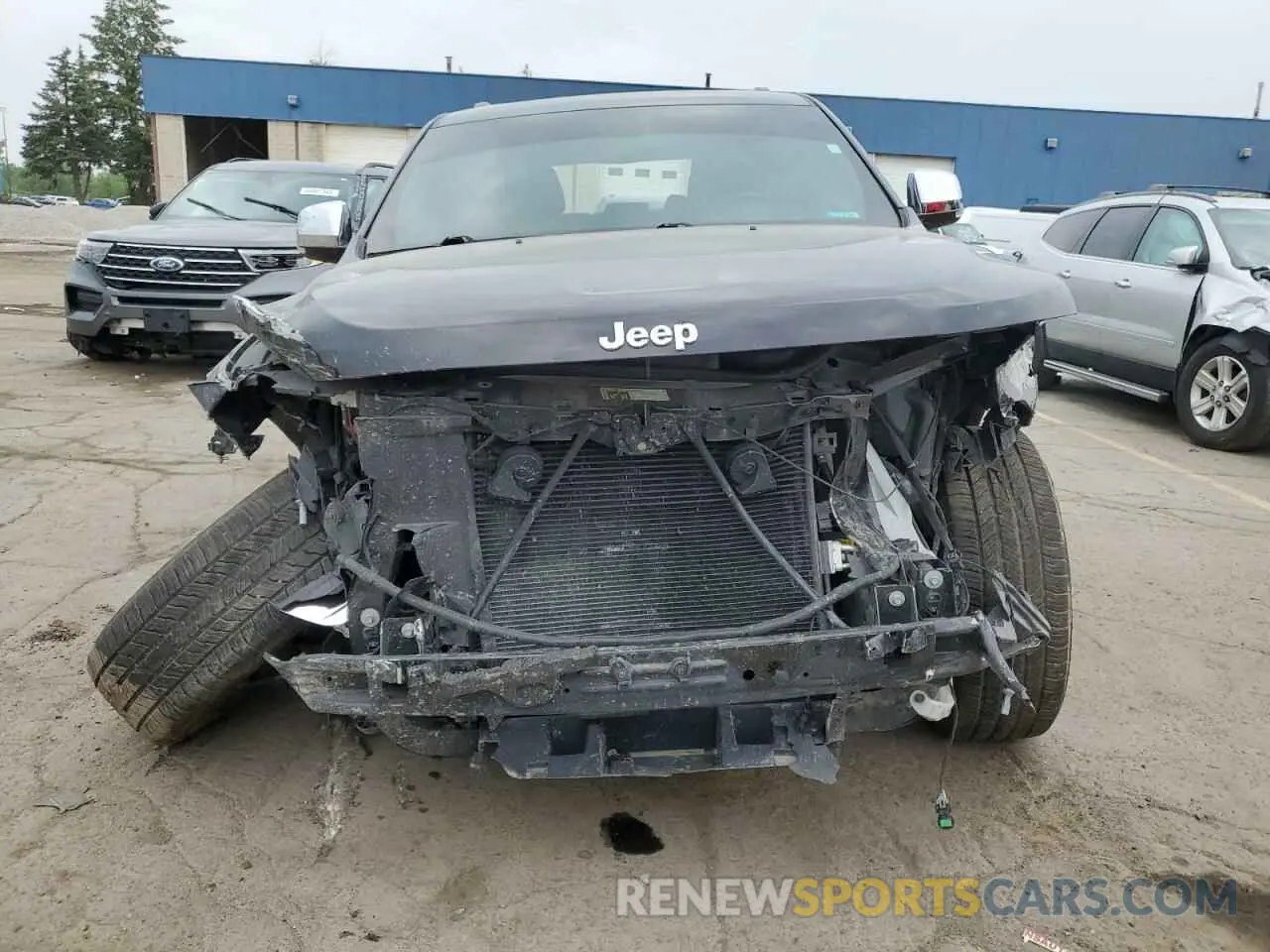 5 fotografías del automóvil dañado 1C4RJFBG0MC529843 JEEP GRAND CHER 2021