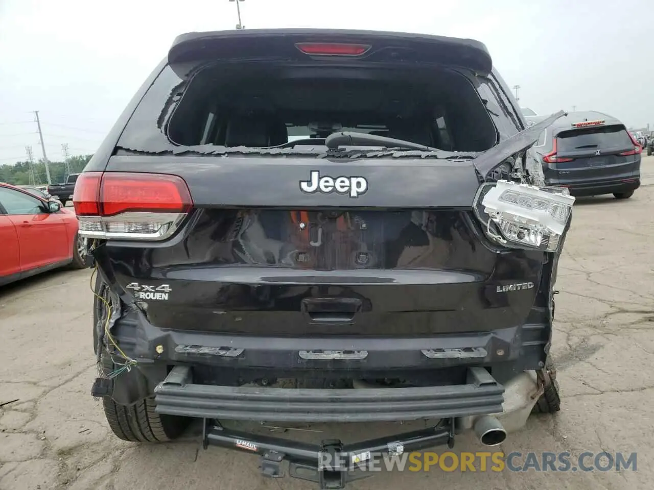 6 fotografías del automóvil dañado 1C4RJFBG0MC529843 JEEP GRAND CHER 2021