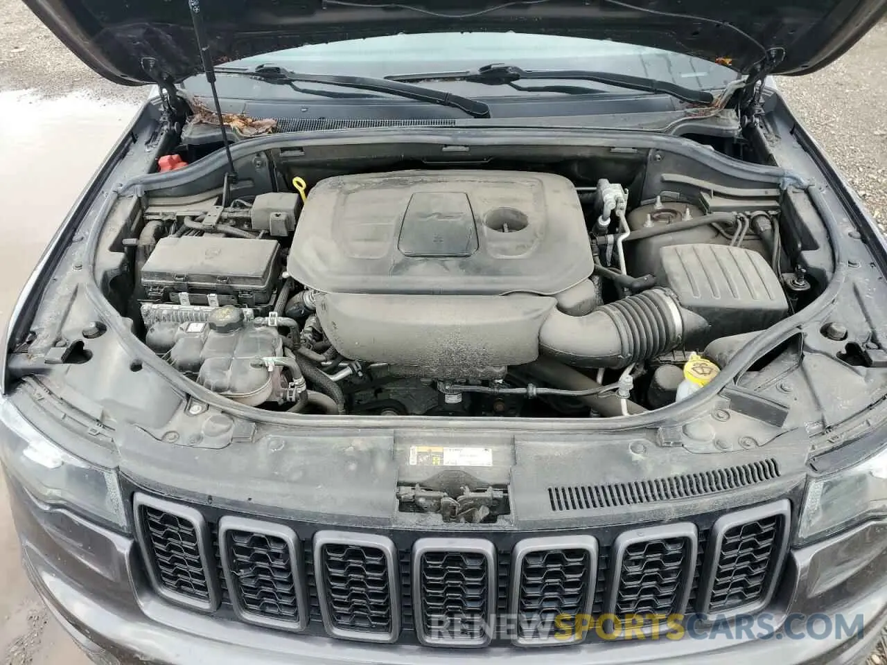 12 fotografías del automóvil dañado 1C4RJFBG0MC617145 JEEP GRAND CHER 2021