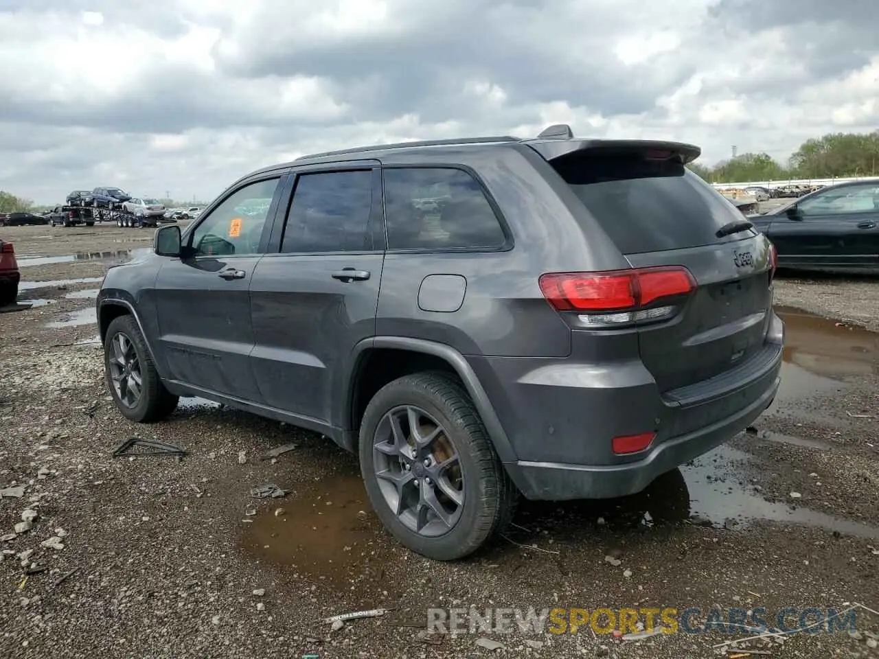 2 fotografías del automóvil dañado 1C4RJFBG0MC617145 JEEP GRAND CHER 2021