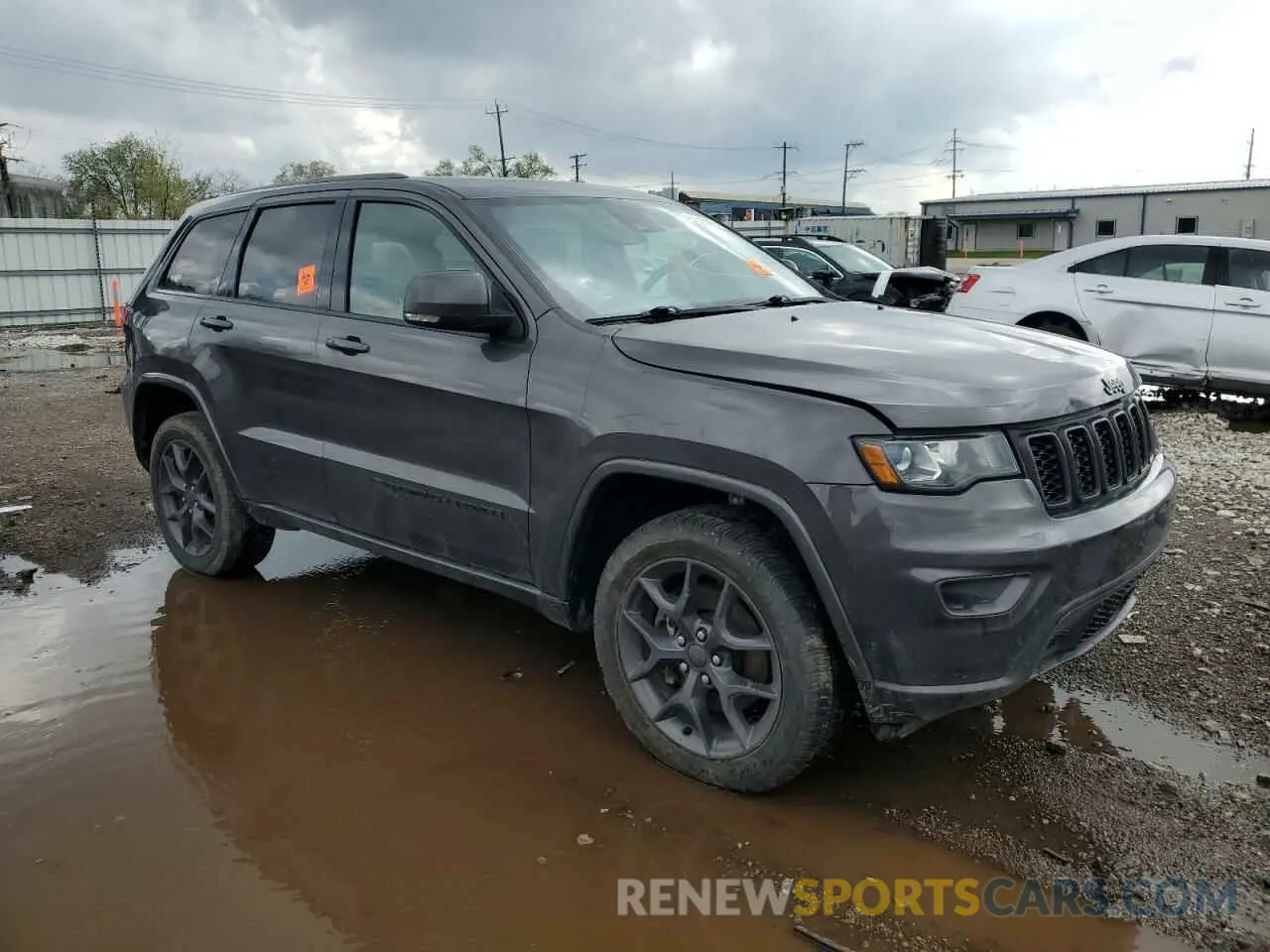4 fotografías del automóvil dañado 1C4RJFBG0MC617145 JEEP GRAND CHER 2021
