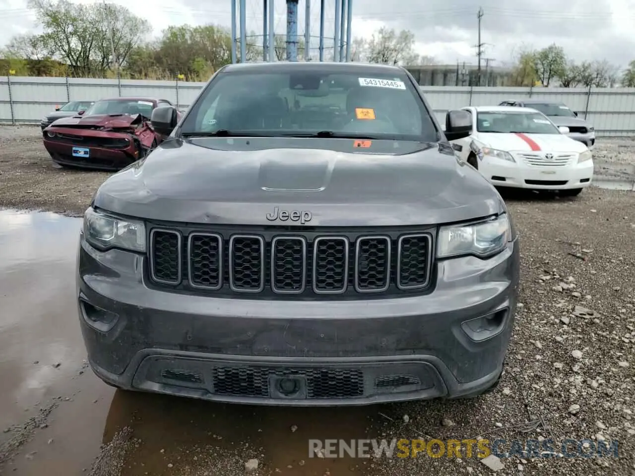 5 fotografías del automóvil dañado 1C4RJFBG0MC617145 JEEP GRAND CHER 2021