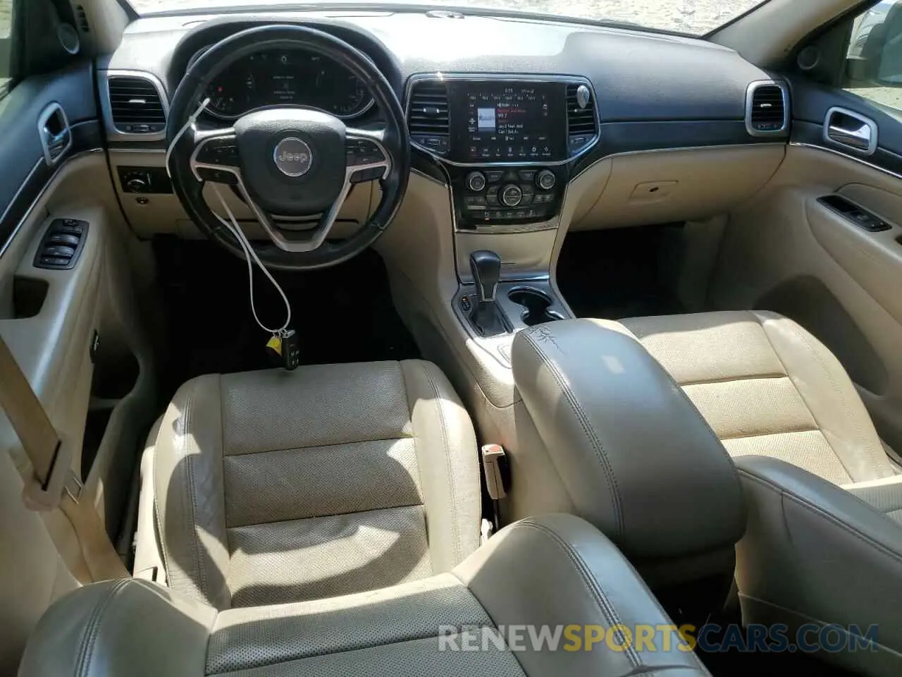 8 fotografías del automóvil dañado 1C4RJFBG1MC628171 JEEP GRAND CHER 2021
