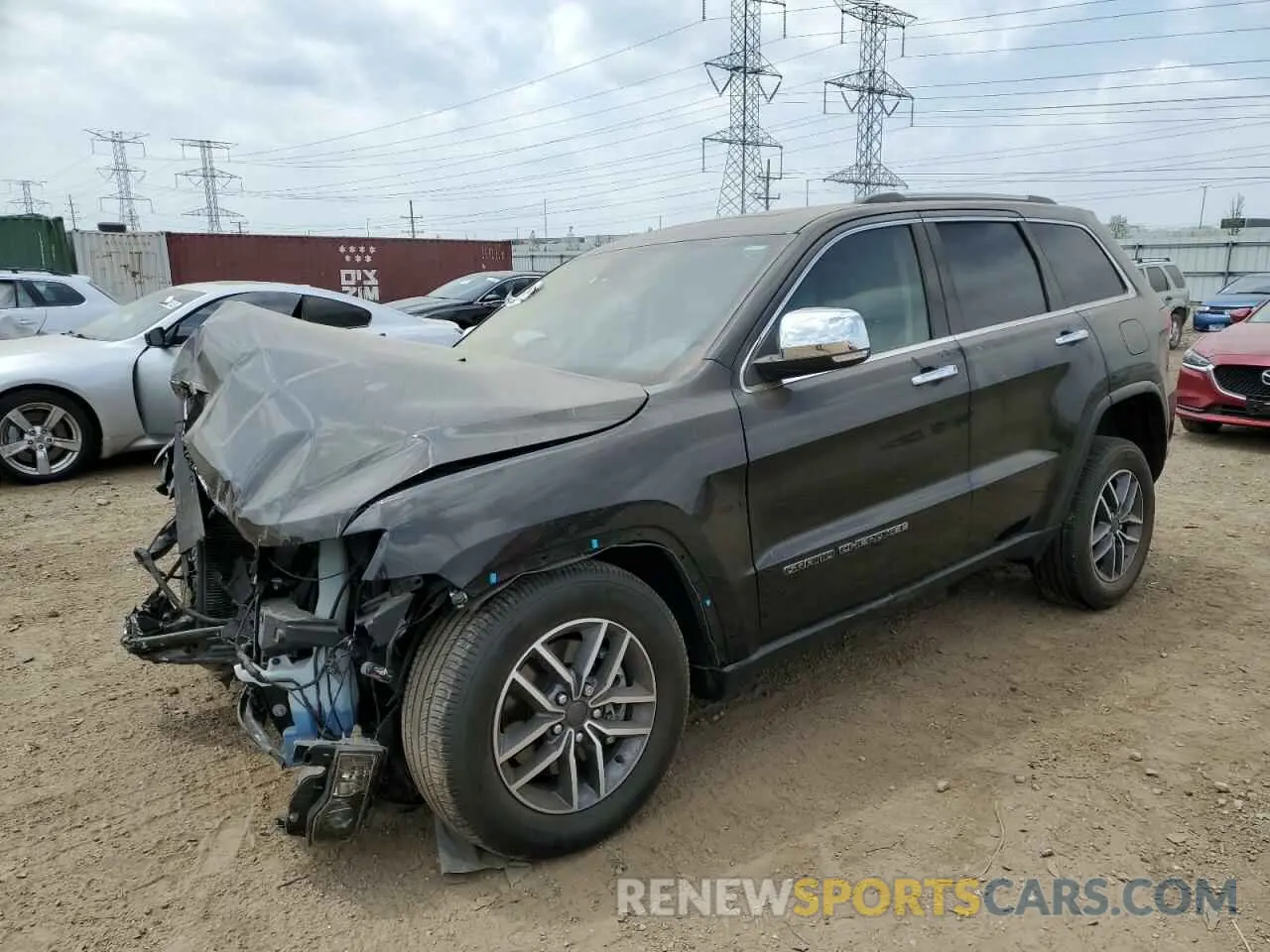 1 fotografías del automóvil dañado 1C4RJFBG1MC782847 JEEP GRAND CHER 2021