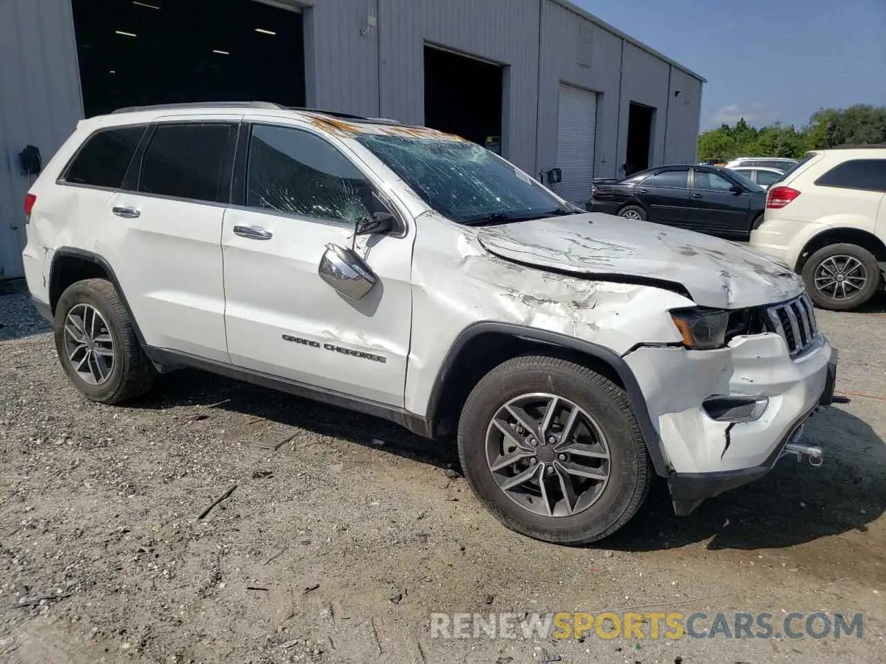 4 fotografías del automóvil dañado 1C4RJFBG1MC816690 JEEP GRAND CHER 2021