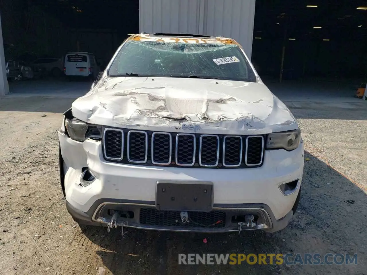 5 fotografías del automóvil dañado 1C4RJFBG1MC816690 JEEP GRAND CHER 2021