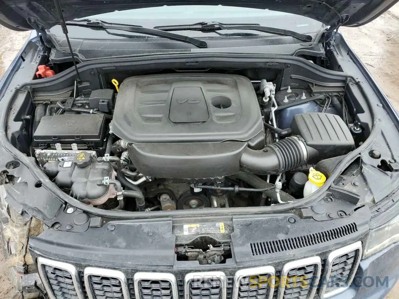12 fotografías del automóvil dañado 1C4RJFBG2MC671188 JEEP GRAND CHER 2021