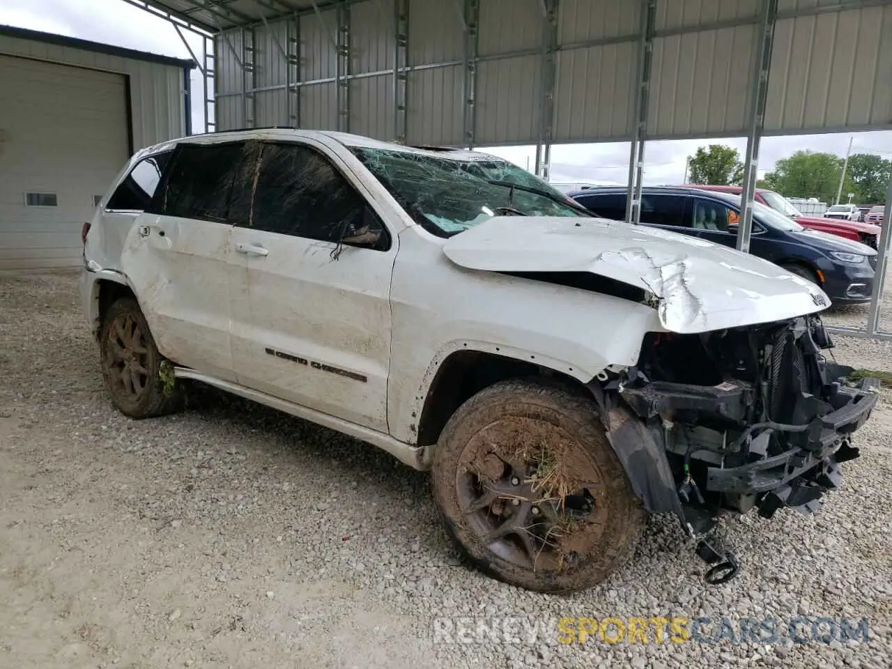 4 fotografías del automóvil dañado 1C4RJFBG2MC677900 JEEP GRAND CHER 2021