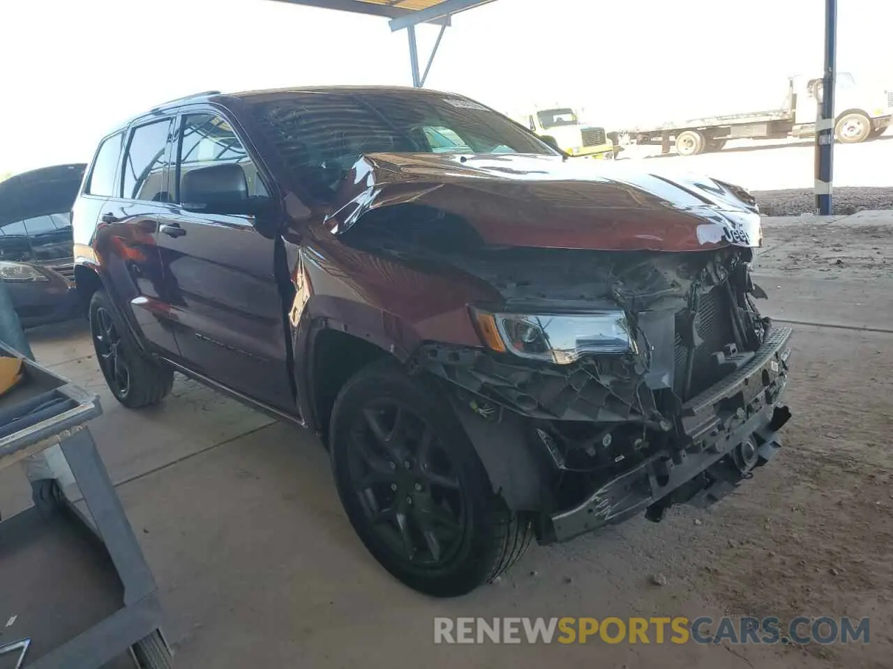4 fotografías del automóvil dañado 1C4RJFBG3MC631086 JEEP GRAND CHER 2021