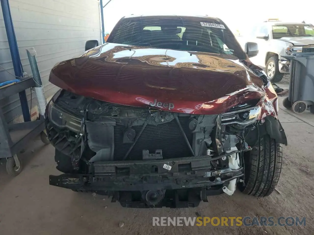 5 fotografías del automóvil dañado 1C4RJFBG3MC631086 JEEP GRAND CHER 2021