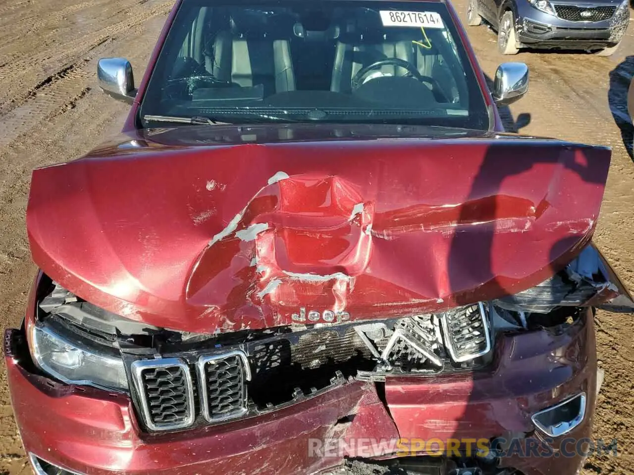12 fotografías del automóvil dañado 1C4RJFBG3MC673984 JEEP GRAND CHER 2021